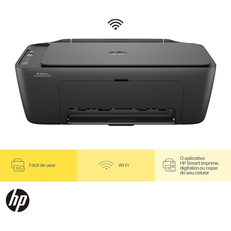 Impressora multifuncional HP DeskJet Ink Advantage 2874 - 6W7G2A#AK4