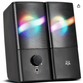 Caixa de Som Gamer LED RGB Adamantiun Aeros - AS10