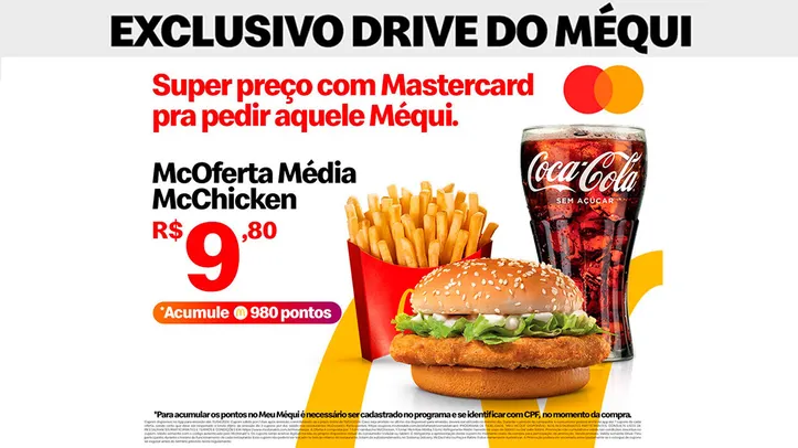 Mastercard Surpreenda | McOferta média McChicken