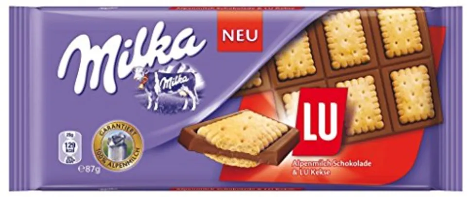 [+Por- R$10.9 ] Chocolate Milka Milka & Lu 87G