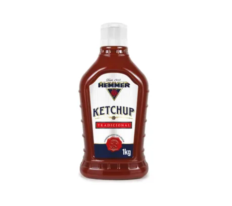 Ketchup Tradicional com Tomate 1 Kg Hemmer