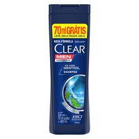 Shampoo Clear Men Anticaspa Ice Cool Menthol ou Limpeza Diária - 400ml