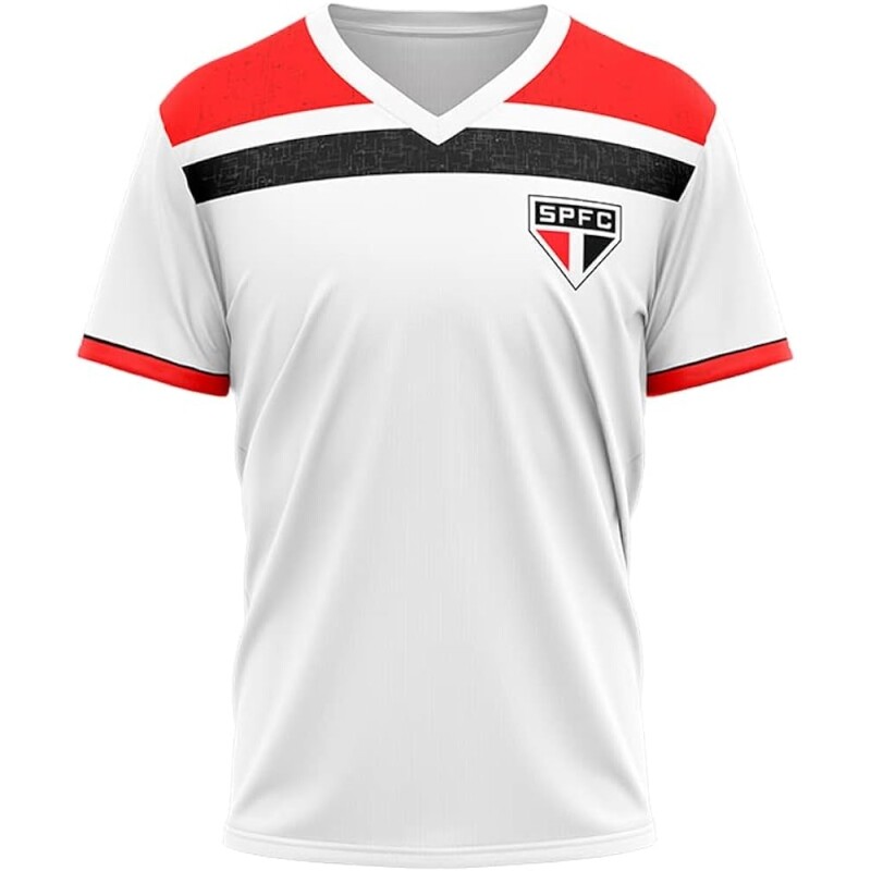 Camiseta São Paulo Braziline SPFC Entity ADT 100pes - Masculina Tam P