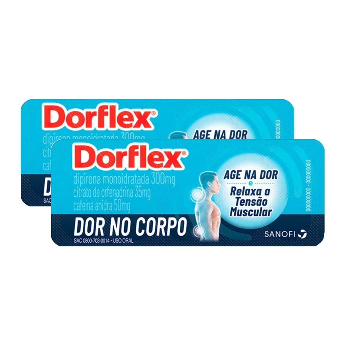 Kit 2 Unidades Dorflex 10 Comprimidos