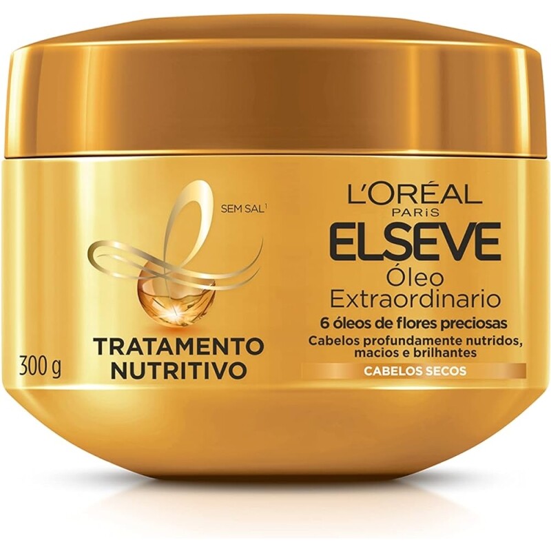 Creme de Tratamento L'Oréal Paris Elseve Óleo Extraordinário Nutrição Intensa - 300g