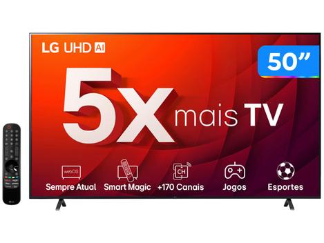 (Cliente Ouro) Smart TV 50” 4K Ultra HD LED LG 50UR8750