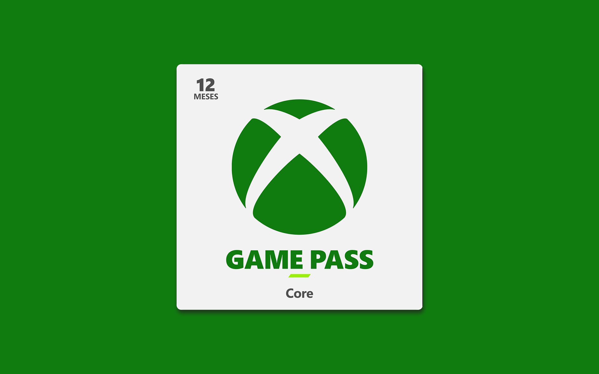 Assinatura 12 meses de Game Pass Core