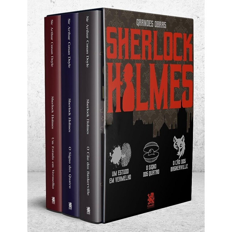 Grandes Obras Sherlock Holmes Box com 3 Livros - Arthur Conan Doyle