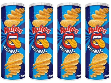 Batata Ruffles Tira Onda Elma Chips Original 100g - 4 Unidades