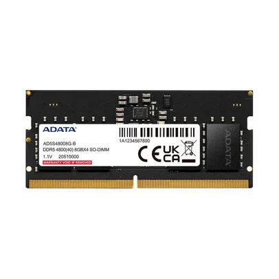 [APP]Memória RAM para Notebook Adata XPG, 8GB, 4800MHz, DDR5, CL40 - AD5S48008G-S