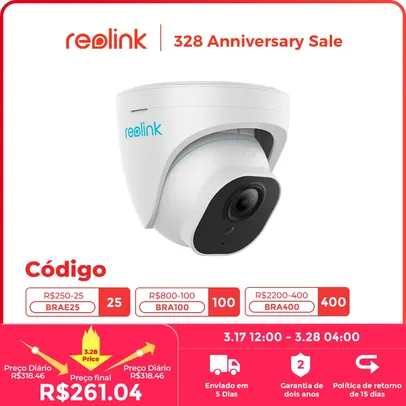 [Moedas/ Com taxa] Camera de Segurança Reolink RLC-520A