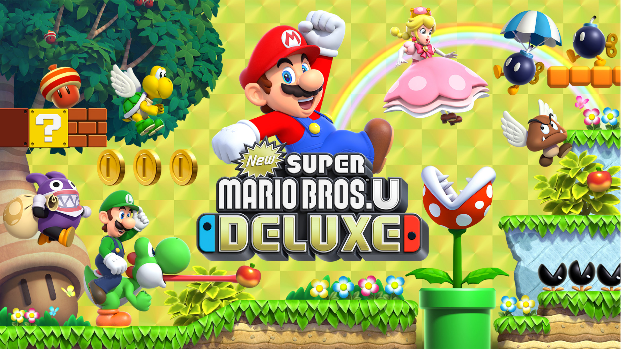 Jogo New Super Mario Bros U Deluxe - Nintendo Switch