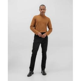 Calça black jeans masculina slim com zíper e botão | Original by