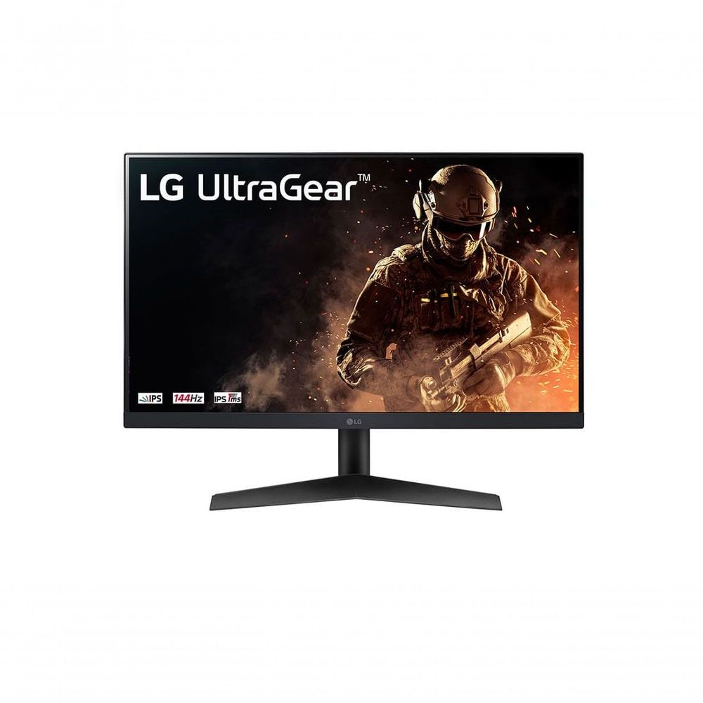 Monitor Gamer LG UltraGear Tela IPS de 24&quot; Full HD 1920 x 1080 144Hz 1ms (GtG) HDMI HDR10 AMD FreeSync 24GN60R