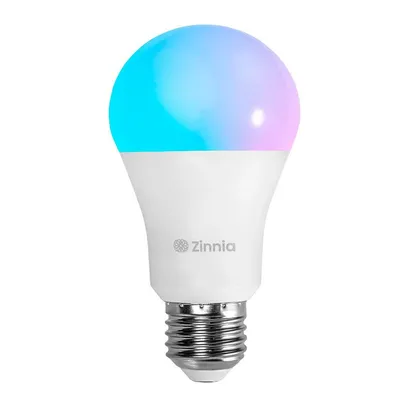 Lampada Inteligente Zinnia Crux CR100, 10W, Wi-Fi, RGB, Branca, ZNS-ZNCR10W-RGBC01