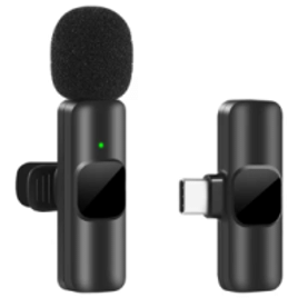 Microfone de Lapela sem Fio para Smartphone