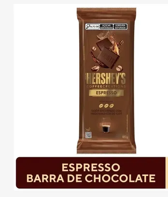 Chocolate com Pedaços de Café Espresso Hershey's Coffee Creations Pacote 85g
