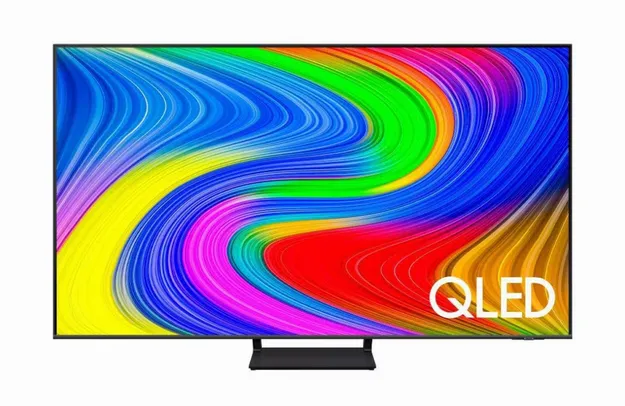 Samsung Smart TV 55 polegadas QLED 4K Q65D 2024, Modo Game, Som em Movimento, Tela sem limites, Design slim, Visual livre de cabos, Alexa built