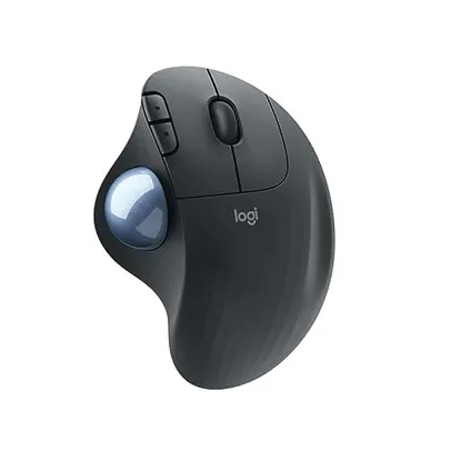 [APP/Selecionados] Mouse sem fio Logitech Trackball ERGO M575 Controle Fácil do Polegar, Design Ergonômico, Conexão Bluetooth e USB
