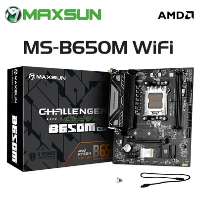 [App/Moedas] Placa Mãe Maxsun AM5 B650M WIFI Challenger DDR5