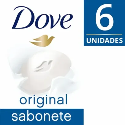 Sabonete em Barra Dove Original 90g - 6 unidades