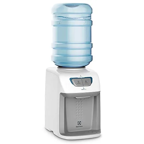 Bebedouro de Água Gelada Fria e Natural Elétrico Eletronico placa Electrolux para galao Bivolt Branco BE11B