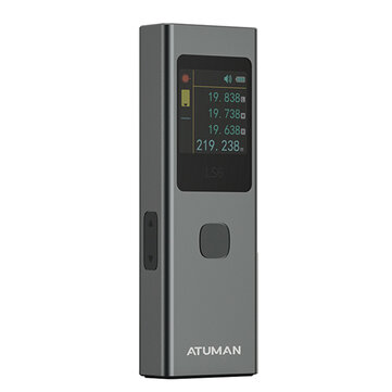 Medidor de Distância a Laser 40m ATUMAN 3In1 LS6 Bateria 300mah 17+ Funções de Alta Precisão