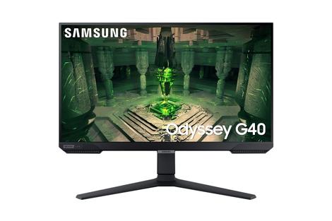 Monitor Gamer Samsung Odyssey G40 27" FHD, Tela Plana, 240Hz, 1ms, HDMI, FreeSync Premium, G-Sync