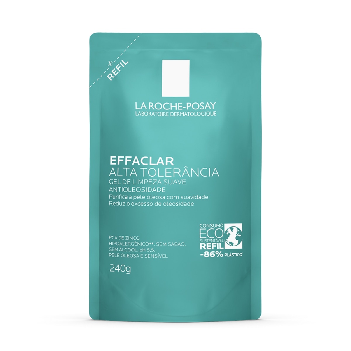 Gel de Limpeza Facial Effaclar La Roche-Posay Alta Tolerancia Refil 240g