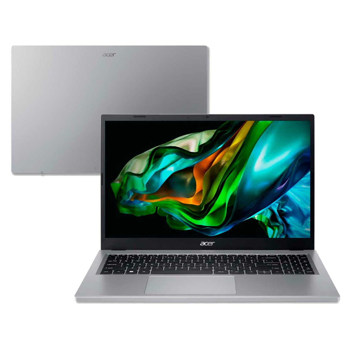 Notebook Acer Aspire 3 A315-24P-R611 AMD Ryzen 5 8GB 256 GB SSD Tela 15.6\" LED Windows 11 Home Prata