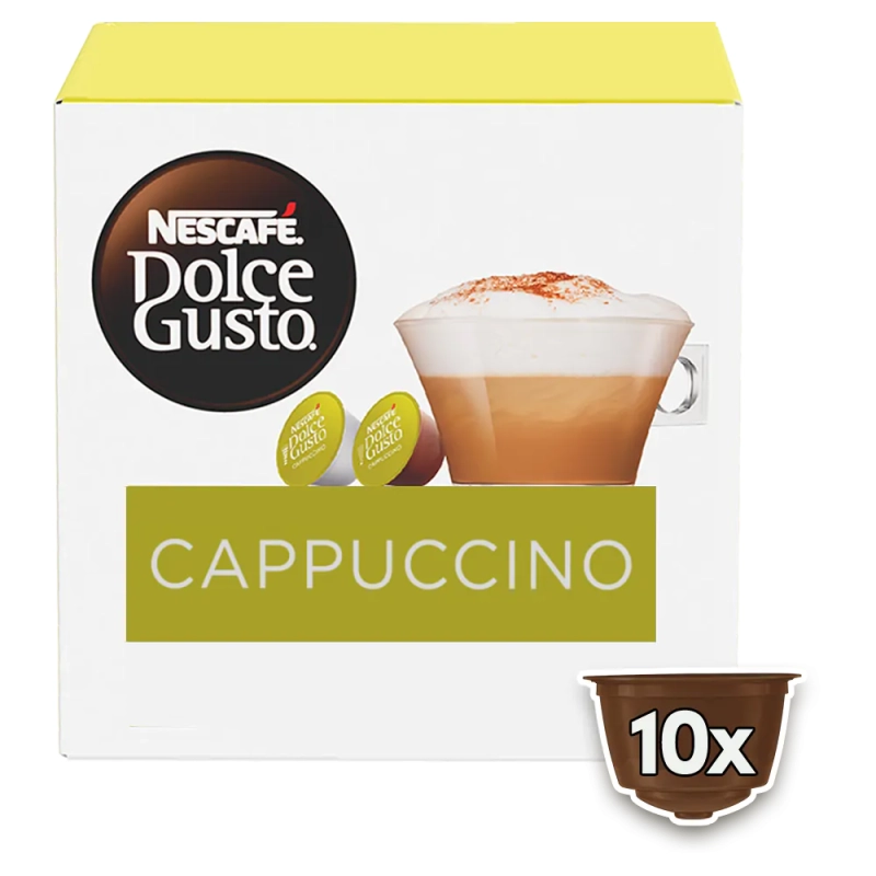 Cápsulas Nescafé Dolce Gusto Cappuccino - 10 Unidades