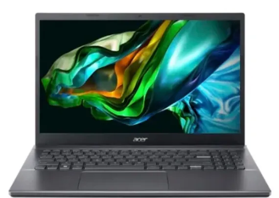 Notebook Acer Aspire 5 15.6 FHD I5-12450H 256GB SSD 8GB Cinza Linux Gutta - A515-57-51W5
