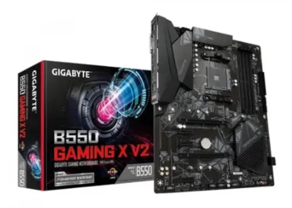 [CUPOM NA LIVE]Placa Mãe Gigabyte para AMD AM4 B550 Gaming X V2 4xDDR4 ATX 1.0