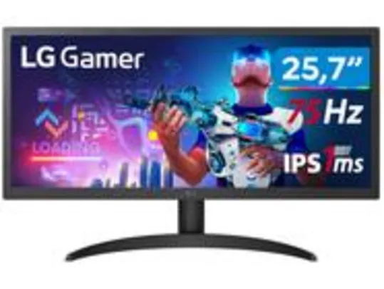[Cliente Ouro] Monitor Gamer UltraWide LG 26WQ500-B 25,7”