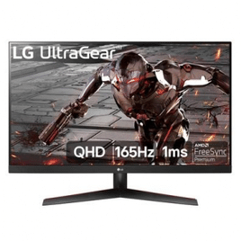 Monitor Gamer LG UltraGear 32" LED 165 Hz QHD 1ms HDMI/DisplayPort 95% sRGB FreeSync Premium HDR 10 VESA Preto - 32GN600-B