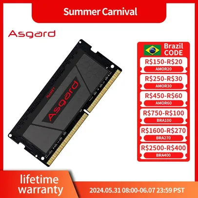 Memoria ram Asgard DDR4 16GB 3200MHz para Notebook