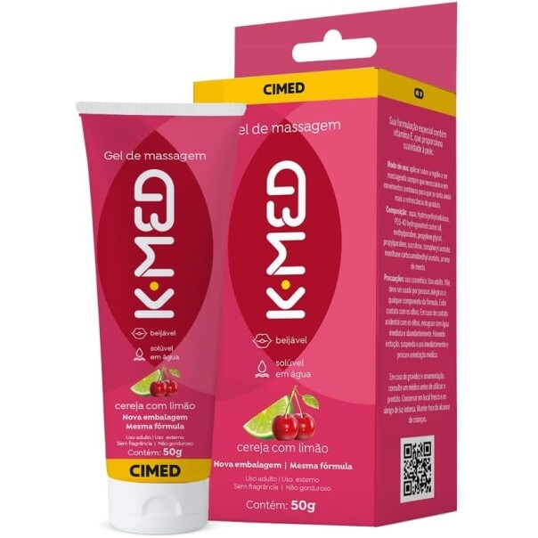 Gel Massagem K Med Cimed Cereja Limao 50g