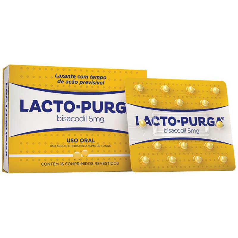 Lacto Purga 16 Comprimidos Revestidos