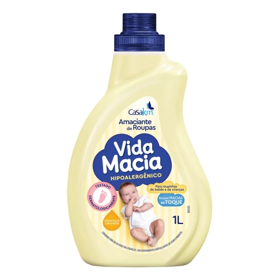 Amaciante Vida Macia Glicerina & Camomila 1L