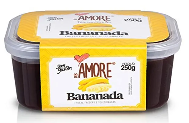 [Leve + Pague - R$5,94] RB Amore Bananada De Corte - - 250G