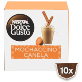 Caixa de Cápsulas Mochaccino Canela Nescafé Dolce Gusto - 10 Unidades