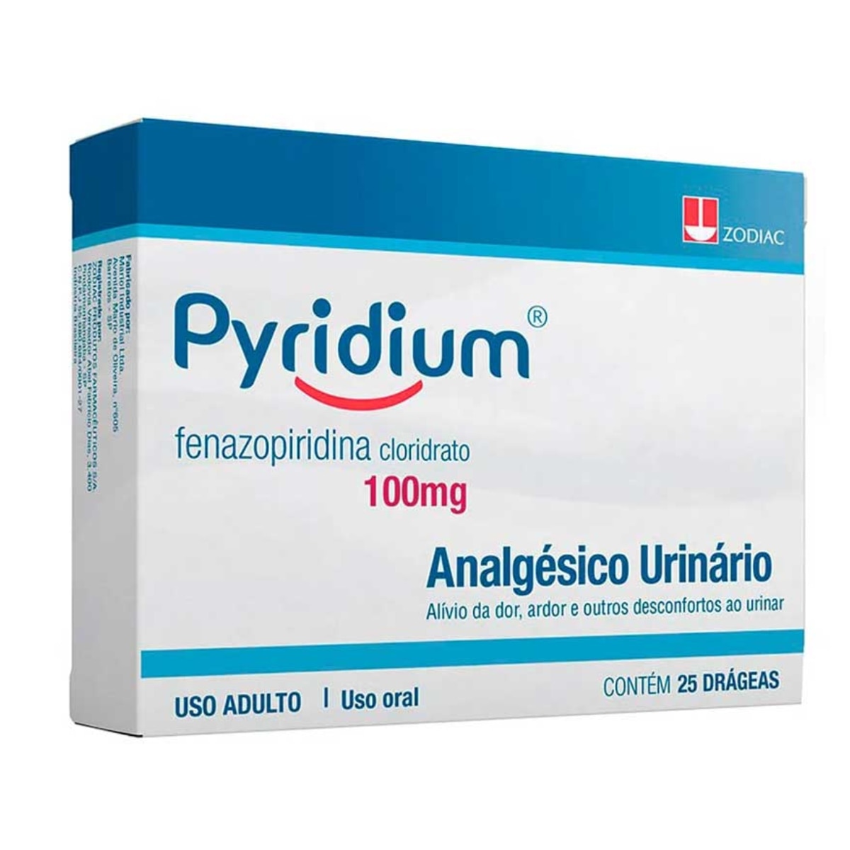 Pyridium 100mg 25 Drageas