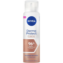 2 Unidades Desodorante Antitranspirante Aerossol Nivea Derma Protect Clinical - 150ml