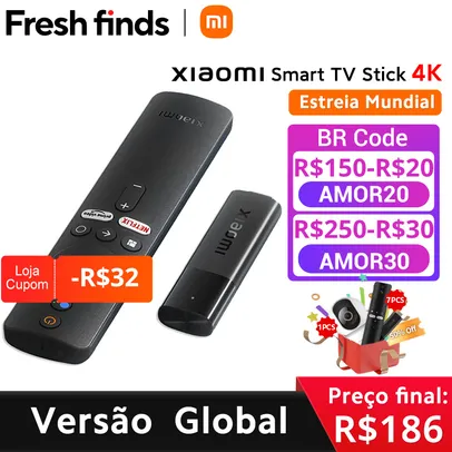 Xiaomi Mi TV Stick 4K, Android 11, BT5.0, Dongle de TV, Streaming Media