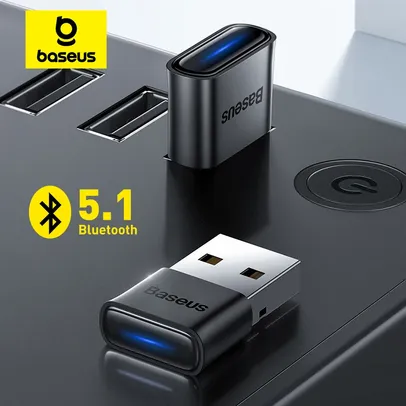[R$9 Contas Novas/Taxas Inclusas] Adaptador Baseus USB - Bluetooth 5.1