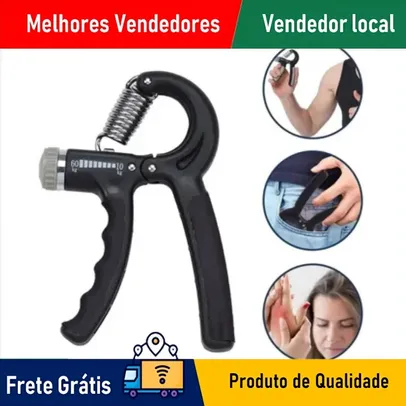 [R$7,7 Contas Novas/Já no Brasil] Hand Grip Mola Com Ajuste 5kg A 60kg - Exercícios Antebraço e Fisioterapia