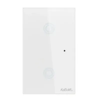 Saindo por R$ 75: Interruptor KaBuM! Smart, Bivolt, 2 Botões, Branco, 10A, 50/60Hz, Smart Home | Pelando