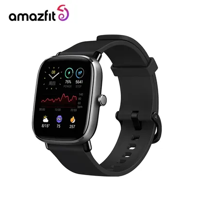 [Moedas R$188] Smartwatch Amazfit GTS 2 Mini Com GPS integrado, Tela AMOLED, Alexa, 70 Modos de esporte