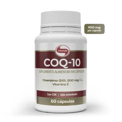 (APP) Coenzima Q10 60 capsulas (200mg p/ porção) - Vitafor