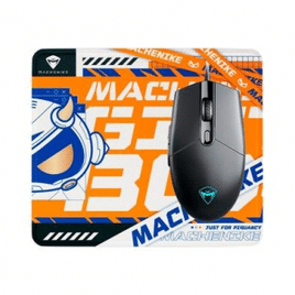 Kit Gamer Machenike Mouse M210 6400 DPI 6 Botões + Mousepad M210 - MAC-M210B-WW